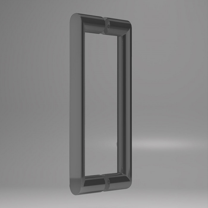 Душевой уголок Дайс (Dice) VSR-4D8013CLGM, 1300*800, вороненая сталь, стекло прозрачное