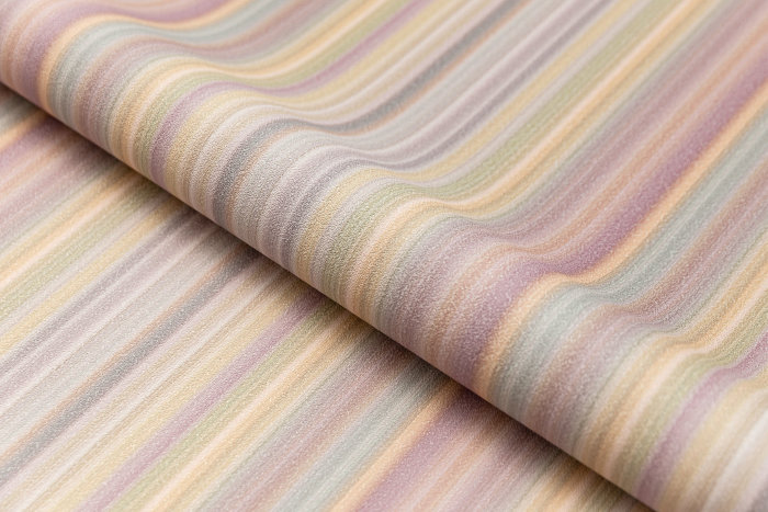 Обои виниловые на флизелиновой основе Фреш мотив, разноцветный, полоса, KERAMA MARAZZI