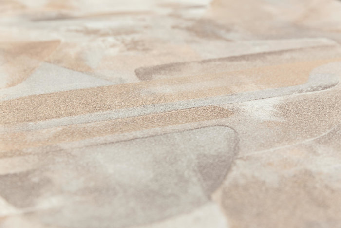Обои виниловые на флизелиновой основе Фреш мотив, бежевый, абстракция, KERAMA MARAZZI