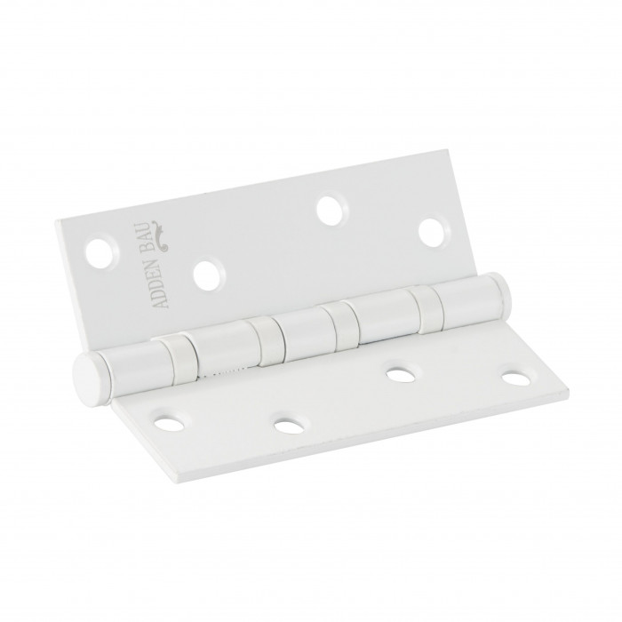 Петля дверная врезная с 4 подшип. ADDEN BAU 100x70x2.5 4BB WHITE, белый 1шт.