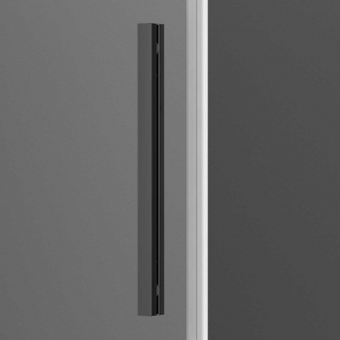 Душевой уголок Софт (Soft) VSR-3SO8013CLGM, 1300*800, вороненая сталь, стекло прозрачное