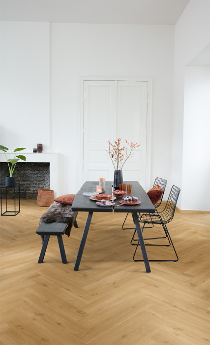 LVT QUICK-STEP PRISTINE Морской бриз теплый медовый 33кл. 2,5мм (48шт/4,582м2)