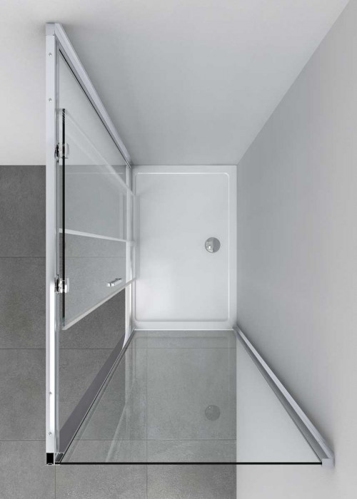 Душевой уголок Софт (Soft) VSR-3SO9012CL, 1200*900, хром, стекло прозрачное