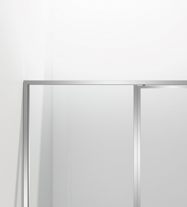 Душевой уголок Слим 8мм (Slim 8mm) VSR-4SLP9012CL, 1200*900, хром, стекло прозрачное