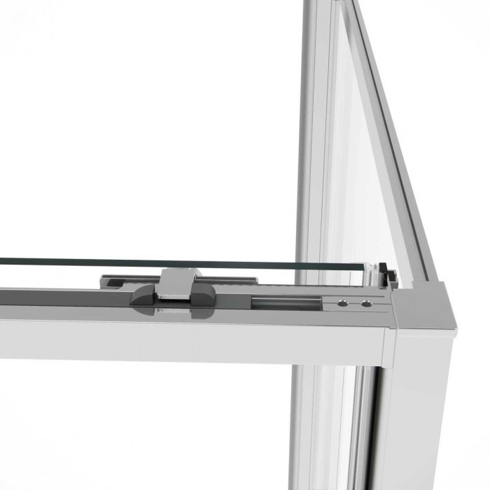 Душевой уголок Слим Софт (Slim Soft) VSR-1SS8015CL, 1500*800, хром, стекло прозрачное