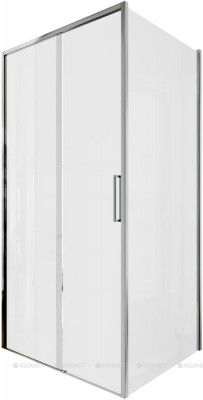 Душевой уголок Aquanet Pleasure Evo 100x80 AE65-100x80-CT профиль хром, прозрачное стекло