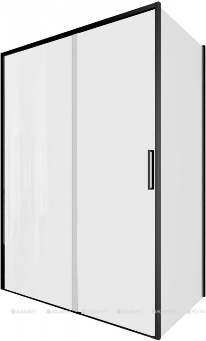 Душевой уголок Aquanet Pleasure Evo 140x100 AE65-140x100-BT профиль черный, прозрачное стекло