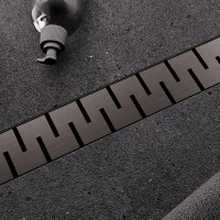 Душевой лоток Veconi Stesso Line Graphite  900