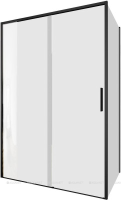 Душевой уголок Aquanet Pleasure Evo 130x100 AE65-130x100-BT профиль черный, прозрачное стекло