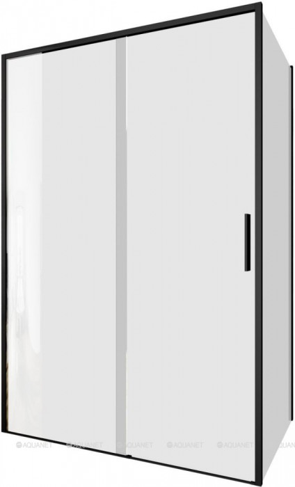 Душевой уголок Aquanet Pleasure Evo 130x100 AE65-130x100-BT профиль черный, прозрачное стекло