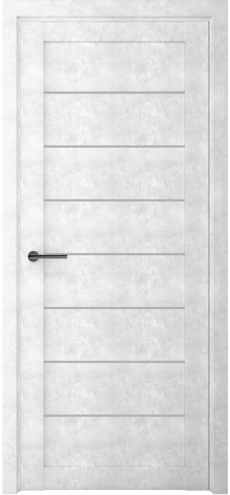 Полотно дверное остекленное Бетон Сеул 900 светлый стекло мателюкс