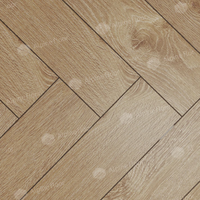 Ламинат Alpine Floor Herringbone 10 Дуб Тироль (LF107-07) 10мм 33класс. 1.5600м2. 26шт (А+В)