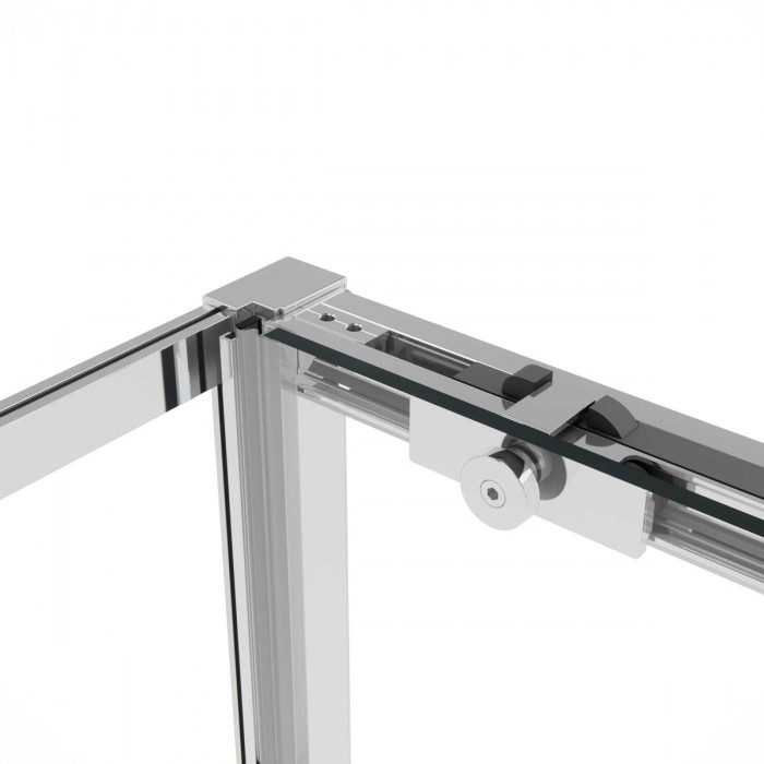 Душевой уголок Слим Софт (Slim Soft) VSR-1SS8011CL, 1100*800, хром, стекло прозрачное