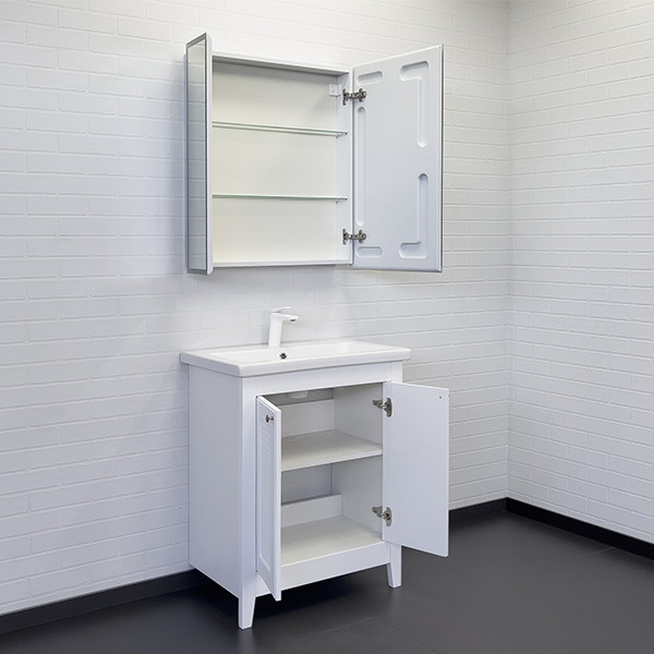 Зеркало-шкаф Comforty Классик-70 светодиодная подсветка, бесконтактный сенсор