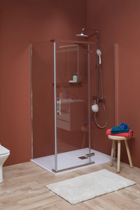 Душевой уголок Aquanet Logic RC1200 AE32-S-120x80U-CT 1200x800, прозрачное стекло