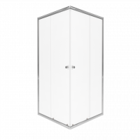 Душевой уголок Triton Вента-Хром-Вельвет 80×80 см (передние стёкла)
