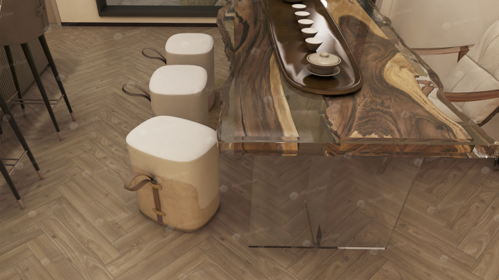 Ламинат Alpine Floor Herringbone 10 Дуб Калабрия (LF107-09) 10мм 33класс. 1.5600м2. 26шт (А+В)