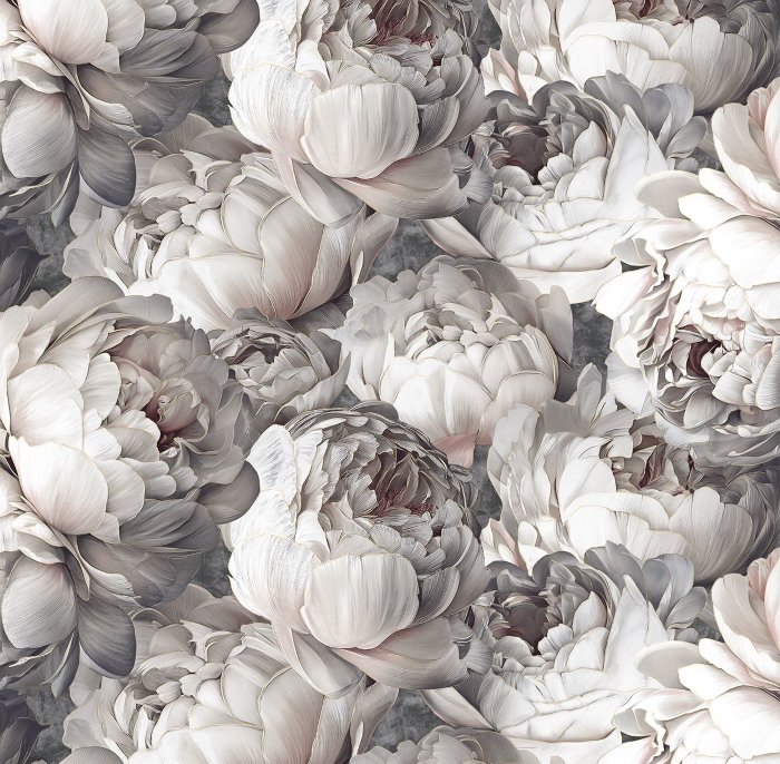 Обои 585339 (6) винил. горячего тиснения на флиз. основе 1,06*10,05 Peony Стенова