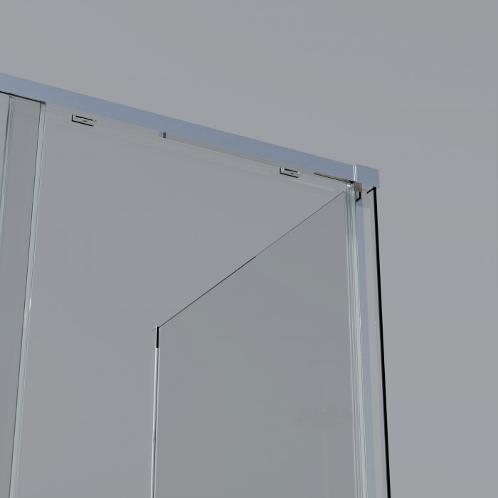 Душевой уголок Софт 2 (Soft 2) VSR-3SO28011CL, 1100*800, хром, стекло прозрачное