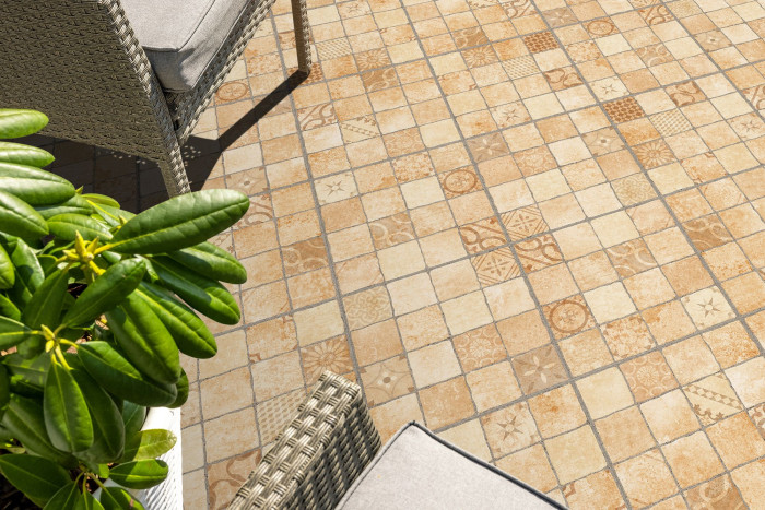 GT148VGNG Плитка грес глаз. Roxy BL Беж. 29,3*29,3  мозаика  1 \62,4
