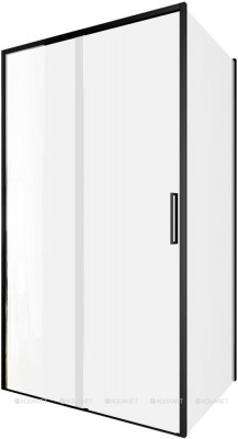 Душевой уголок Aquanet Pleasure Evo 110x80 AE65-110x80-BT профиль черный, прозрачное стекло