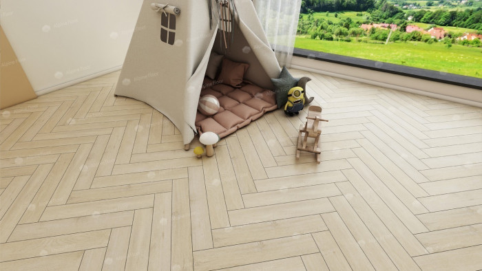 Ламинат Alpine Floor Herringbone 12 Дуб Лацио (LF105-03) 12мм 34класс. 1.32м2. 22шт (А+В)