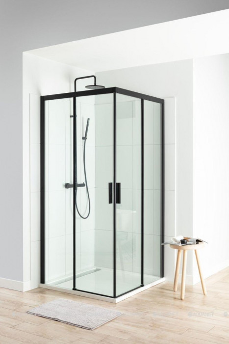 Душевой уголок Aquanet Pleasure AE60-S-100x100U-BT 100x100, прозрачное стекло