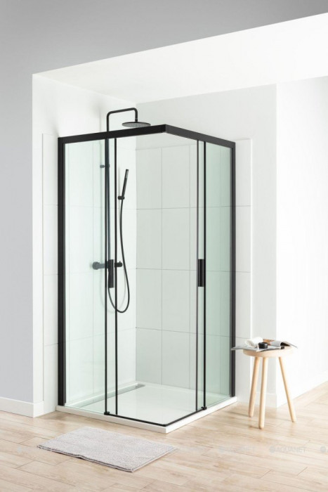 Душевой уголок Aquanet Pleasure AE60-S-100x100U-BT 100x100, прозрачное стекло