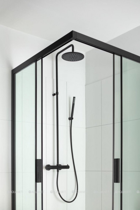 Душевой уголок Aquanet Pleasure AE60-S-100x100U-BT 100x100, прозрачное стекло
