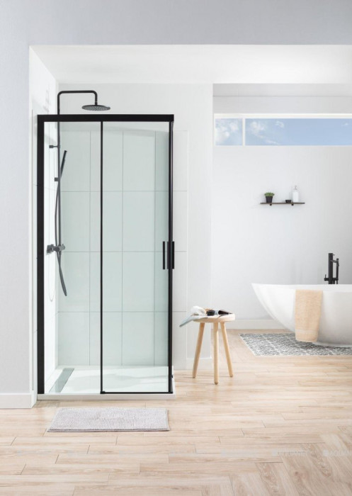 Душевой уголок Aquanet Pleasure AE60-S-100x100U-BT 100x100, прозрачное стекло