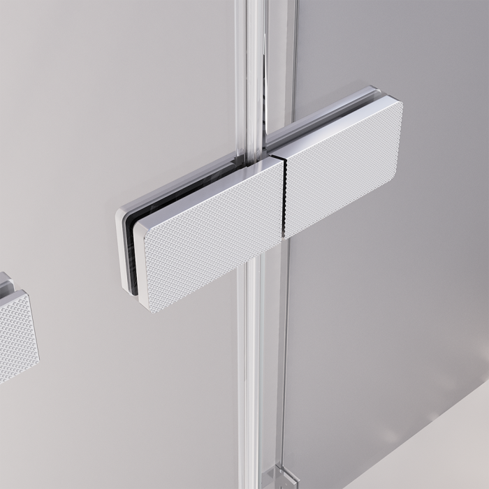 Душевой угол распашной Veconi Premium Alassio SP CH, 1200х1000x2000, хром, стекло прозрачное осветленное