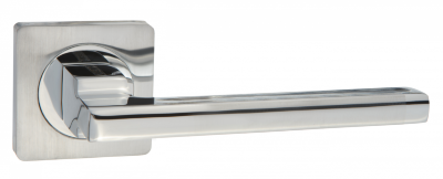 Ручка дверная B2B 514-02 SN/CP, никель матовый/хром блестящий