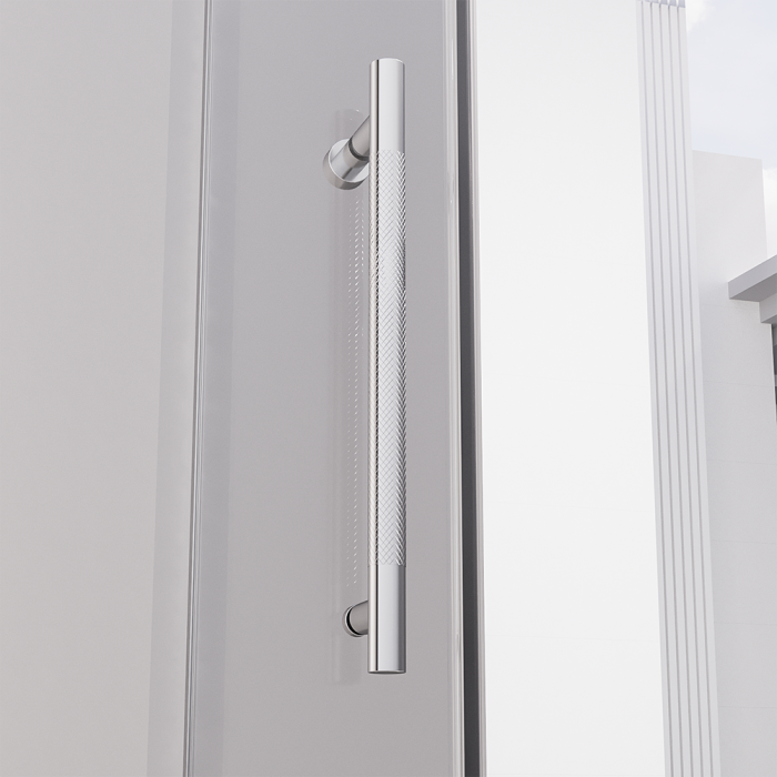 Душевой угол распашной Veconi Premium Alassio SP CH, 1300х900x2000, хром, стекло прозрачное осветленное