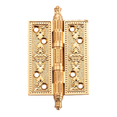 Петля дверная врезная A030-G 4262 S.GOLD L 100 мм 101 х 77, до 40 кг, матовое золото на 2 петли
