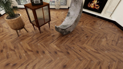 Ламинат Alpine Floor Herringbone 12 Дуб Умбрия (LF105-11) 12мм 34класс. 1.32м2. 22шт (А+В)