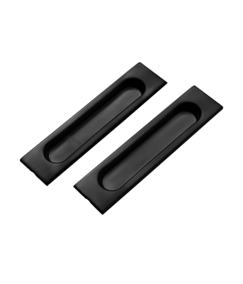 Ручки для раздвижных дверей SL 020 BLACK, квадратная, черный (1шт.)