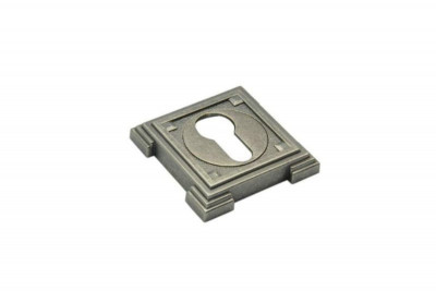 Накладка на ключевой цилиндр ADDEN BAU SC VQ001 AGED SILVER (цвет состаренное серебро)