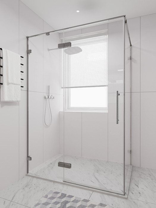 Душевой угол распашной Veconi Premium Alassio SP CH, 1500х800x2000, хром, стекло прозрачное осветленное