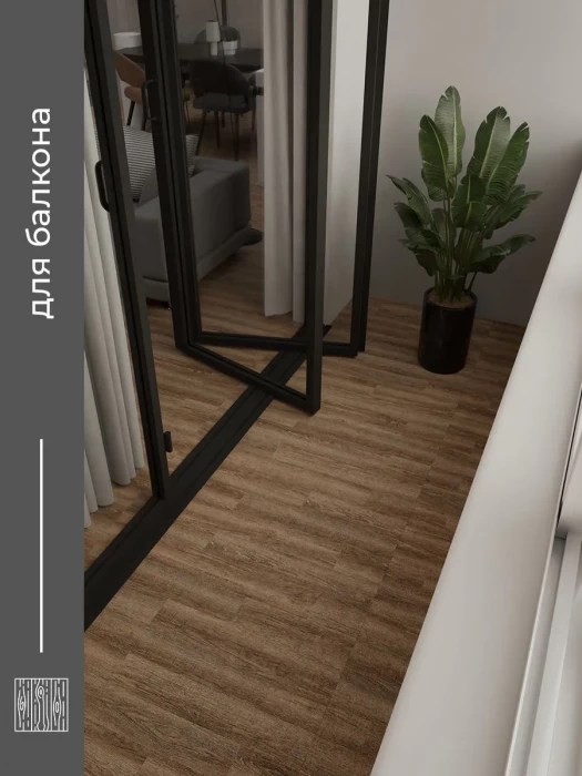 LVT плитка Комитекс Лин Elegant 7004 DAKAR OAK (914,4х152,4х2,1мм) 3,067м2/ 22 шт)