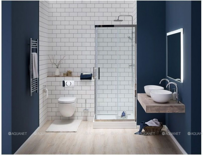 Душевой уголок Aquanet Delta Cube NPE1142 90x90, прозрачное стекло