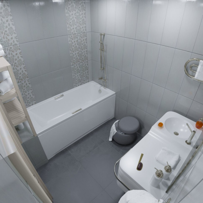 Ванна акриловая Triton Алекса 170×75 см с ручками
