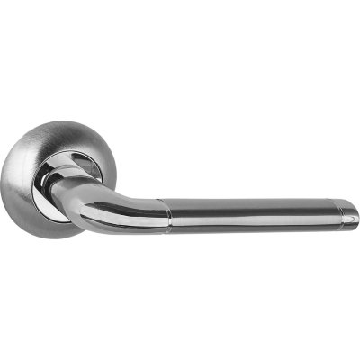 Ручка дверная B2B 503-08 SN/CP, никель матовый/хром блестящий