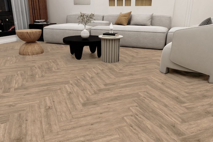 LVT плитка клеевая PROFIELD Zigzag Дуб Люсон (JC6062-88)