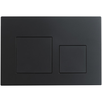 Кнопка смыва Veconi FLUSH V4, FLV4-B, 240х162х10, пластик, черный матовый