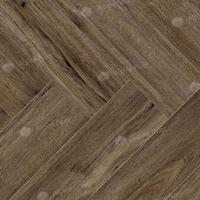 Ламинат Alpine Floor Herringbone Pro 8  Дуб Бордо (LF102-10) 8мм 33класс. 1.3465м2. 22шт (А+В)
