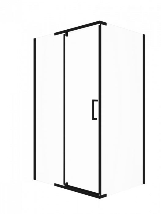 Душевой уголок Triton Терра-Блэк 120×90 см (передние стёкла)