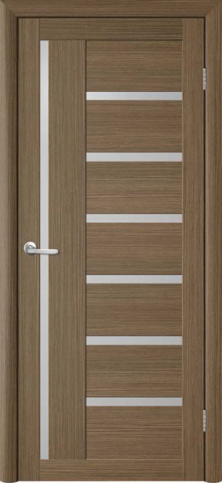 Полотно дверное остекленное EcoTex Т-3 900 Тик стекло матовое