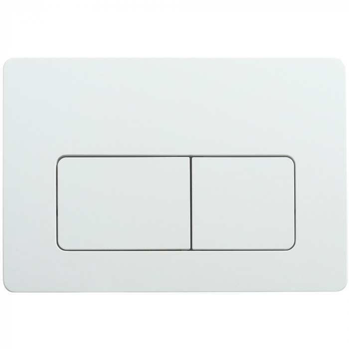 Кнопка смыва Veconi FLUSH V5, FLV5-W, 240х162х9, пластик, белый глянец