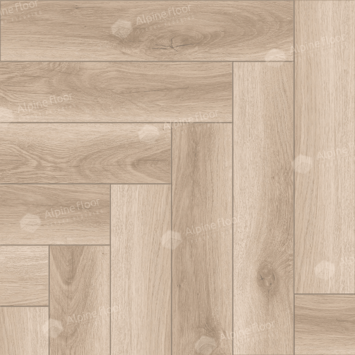 Ламинат Alpine Floor Herringbone Pro 8  Дуб Берри (LF102-13) 8мм 33класс. 1.3465м2. 22шт (А+В)