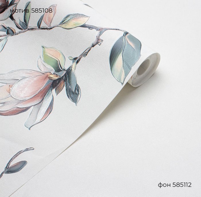 Обои 585108 (6) винил. горячего тиснения на флиз. основе 1,06*10,05 Magnolia Стенова